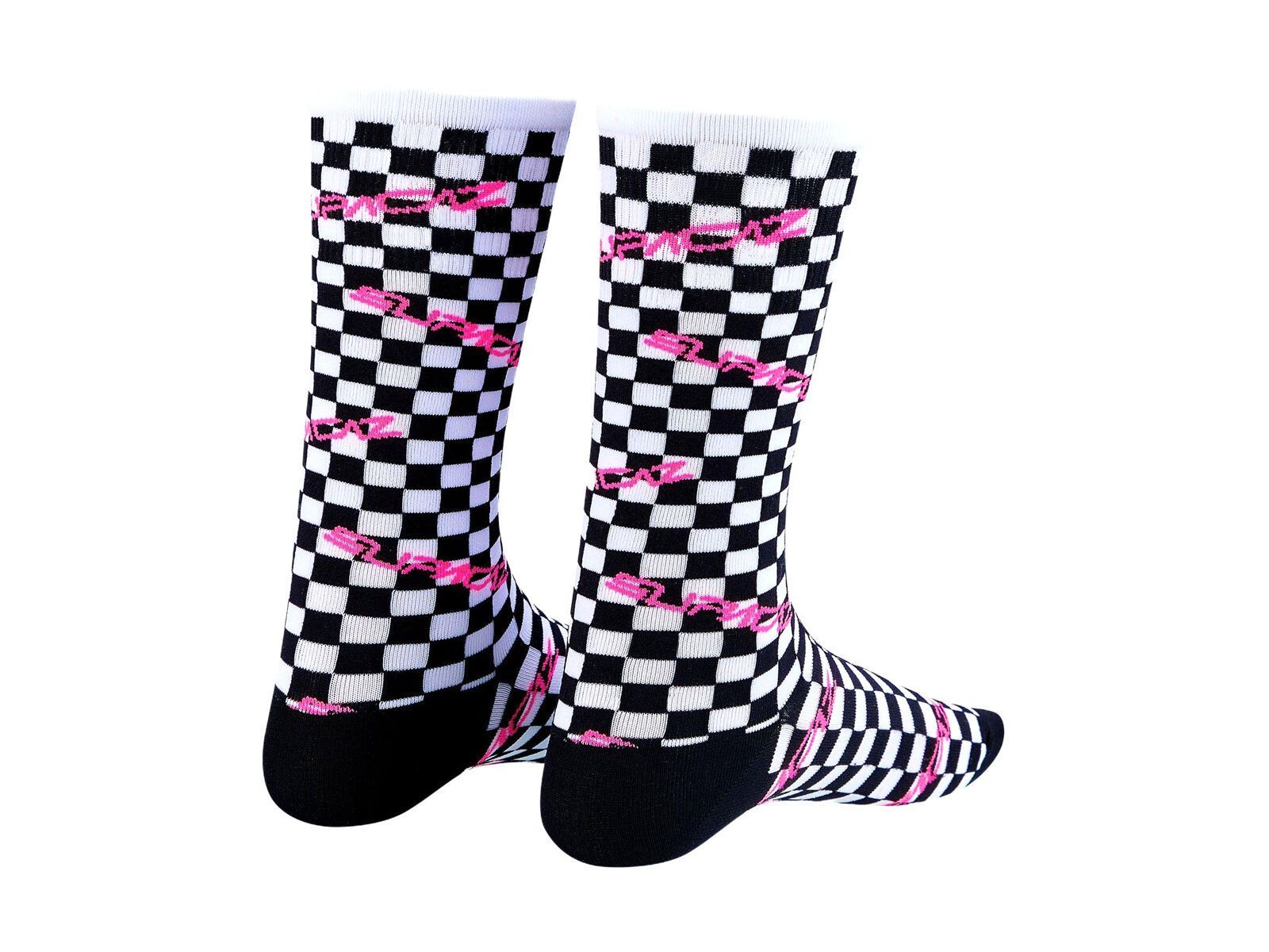 Supacaz SupaSox Rad Sock, checkerz - Bild 1