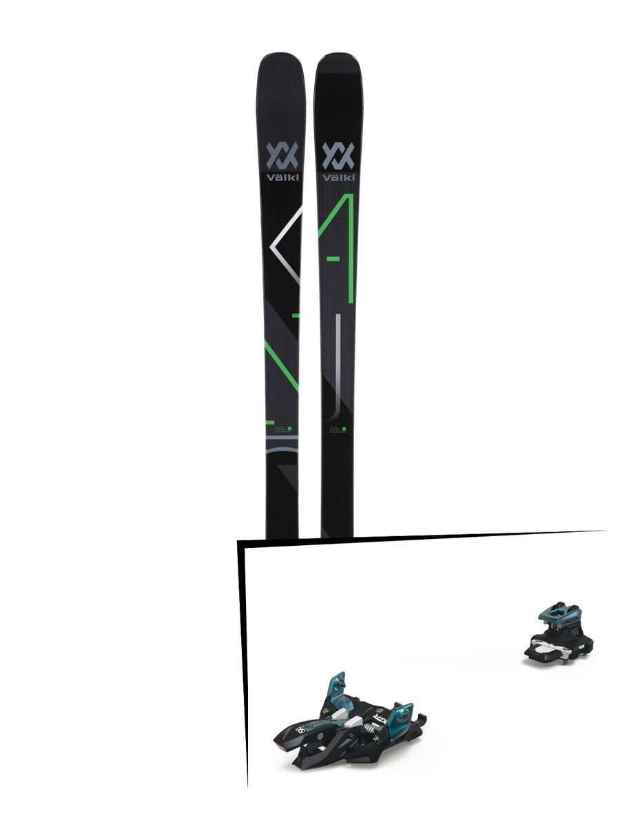 Set: Völkl Kanjo 2018 + Marker Alpinist 9 black/turquoise - Bild 1