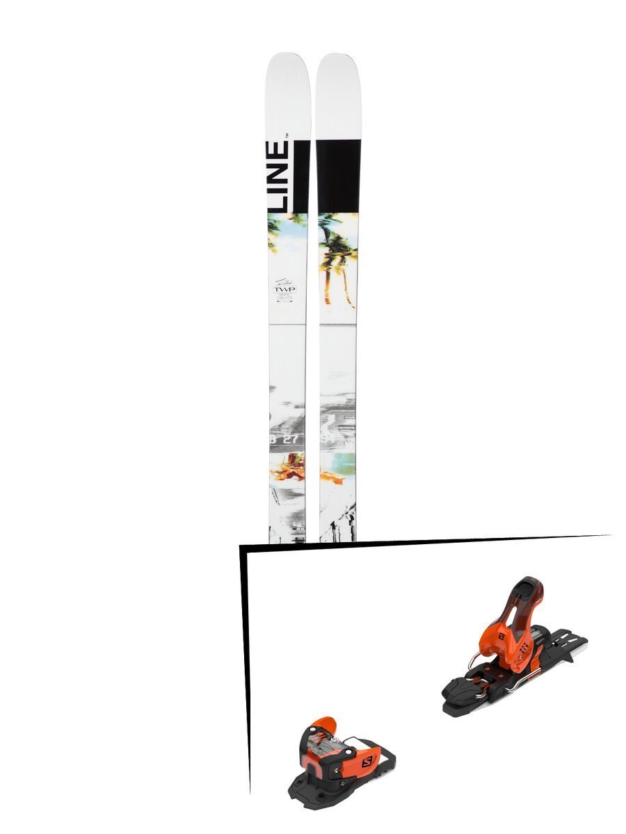 Set: Line Tom Wallisch Pro 2019 + Salomon Warden 11 orange/black - Bild 1