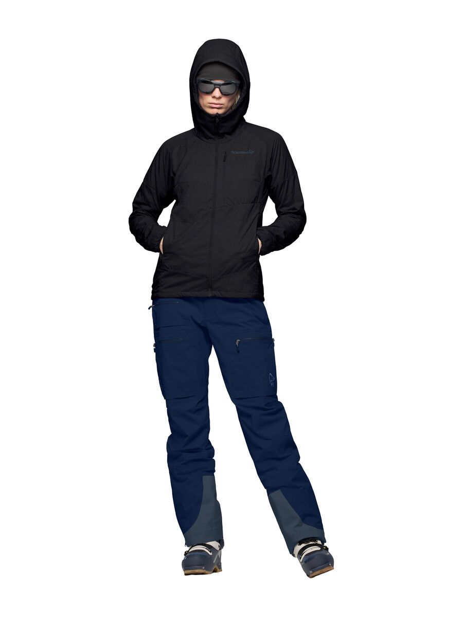 Norrona lyngen thermo100active Zip Hood W's, caviar black - Bild 6