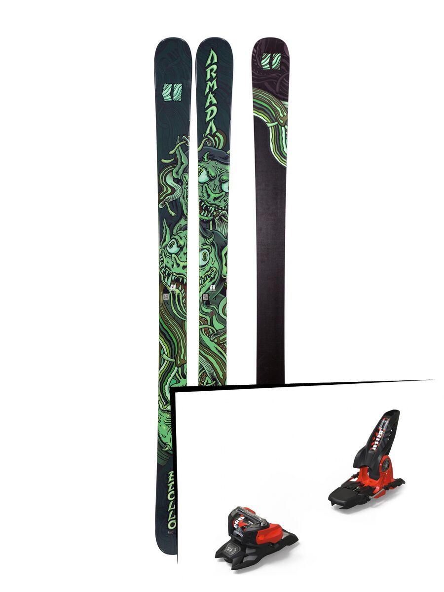 Set: Armada Edollo 2019 + Marker Jester 18 Pro ID black/flo-red - Bild 1