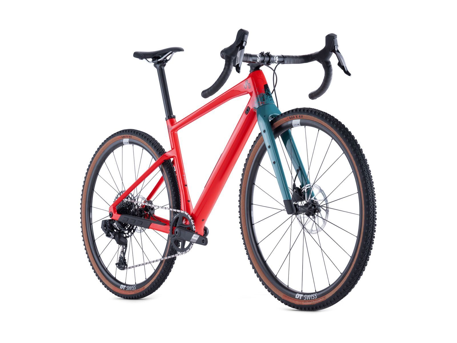 BMC URS Two, neon red/dark petrol - Bild 2