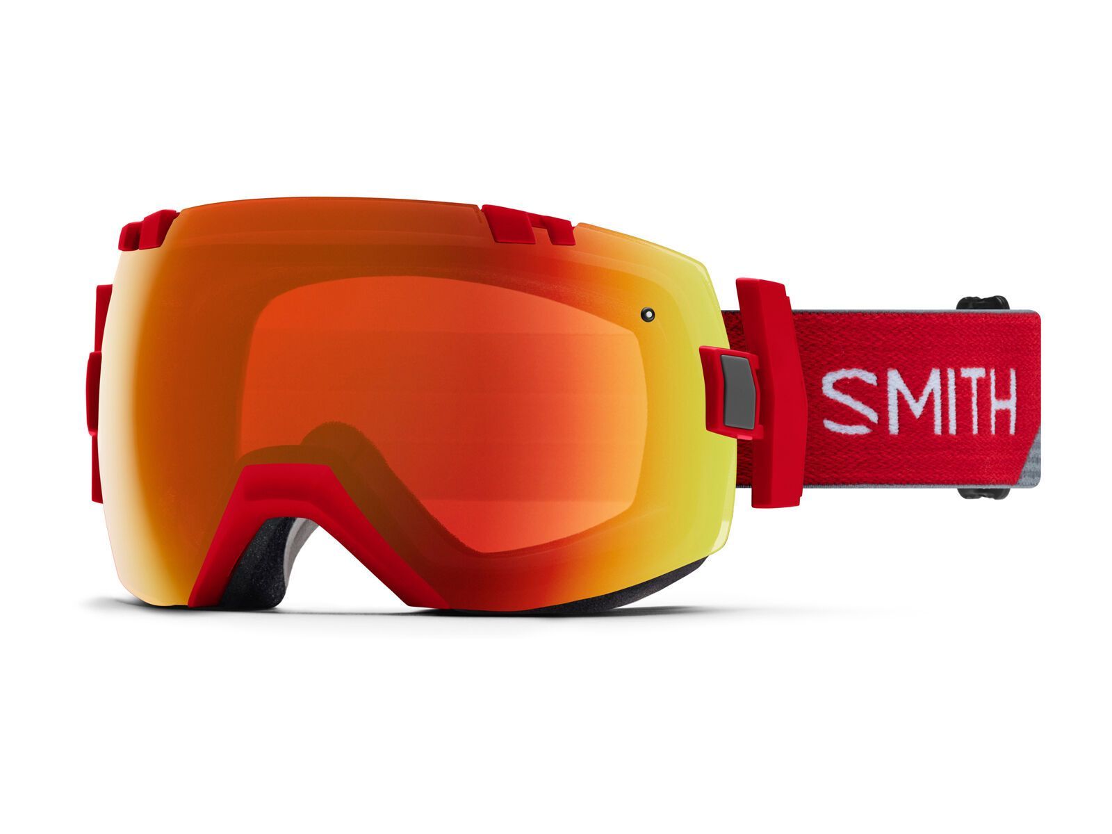 Smith I/OX inkl. Wechselscheibe, fire split/Lens: everyday red mirror chromapop/storm rose flash - Bild 1