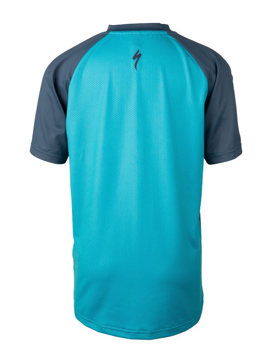 Specialized Kids' Enduro Grom Jersey, aqua/cast blue block - Bild 3