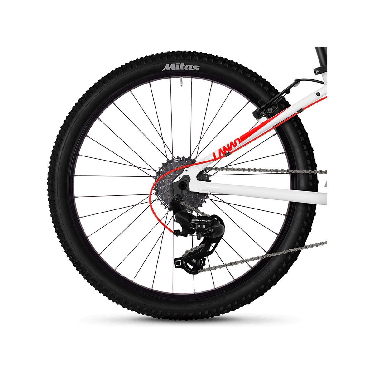 Ghost Lanao 2.4 AL, star white/neon red/juice orange - Bild 5