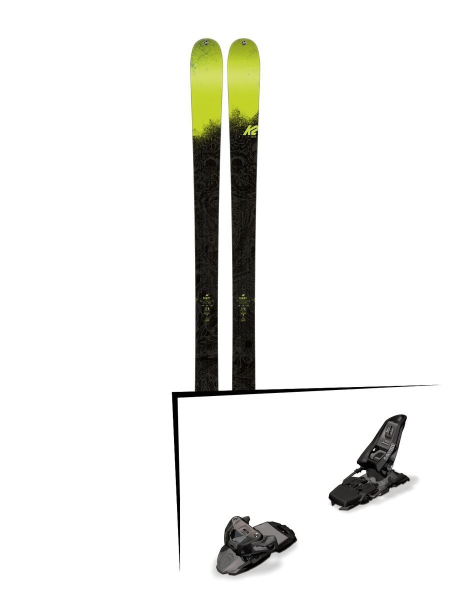 Set: K2 SKI Sight 2018 + Marker Squire 11 black anthracite - Bild 1
