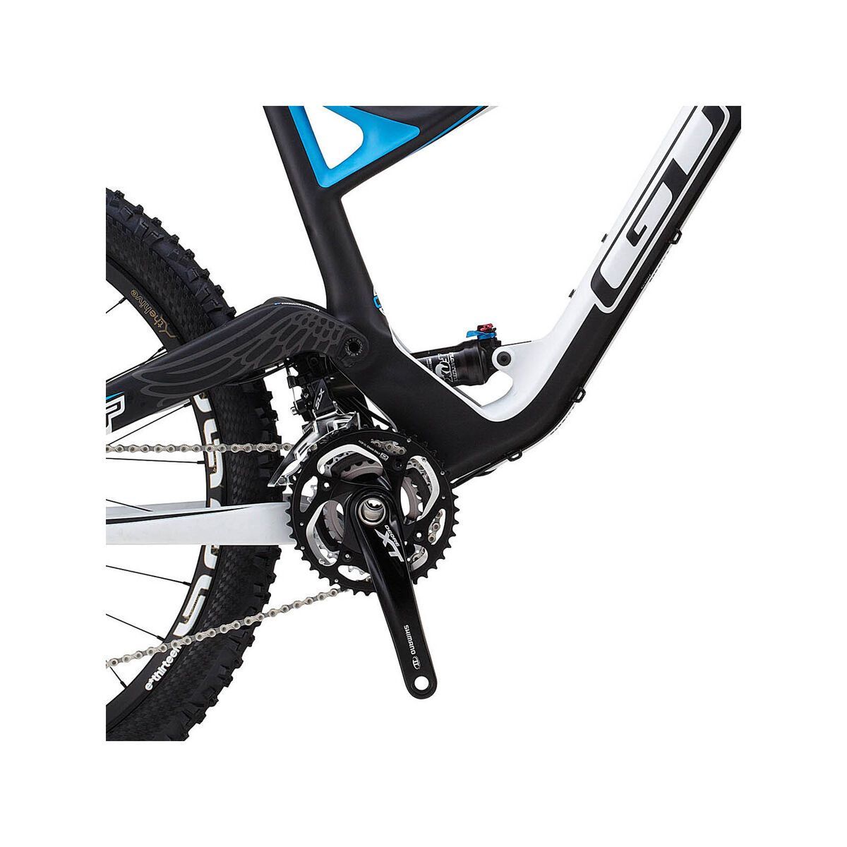 GT Force Carbon Pro, raw/white/blue - Bild 3