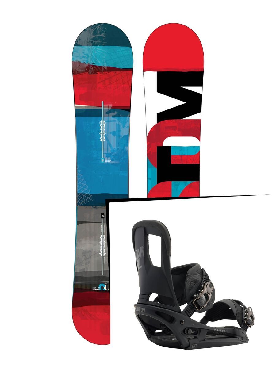 Set: Burton Custom Flying V  +  Cartel EST (1191239S) - Bild 1