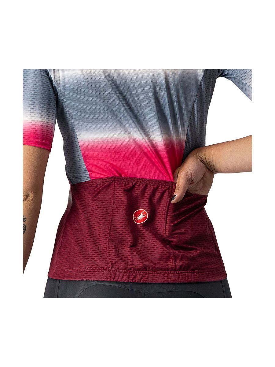 Castelli Dolce Jersey, light steel blue/bordeaux - Bild 6