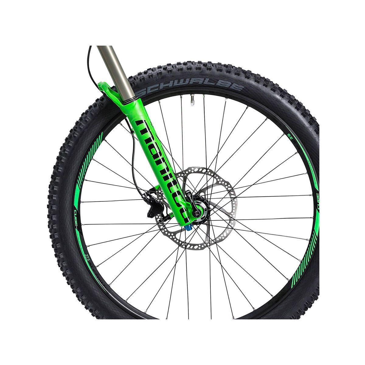 Cube Stereo 160 HPA Pro 27.5, green/black - Bild 2