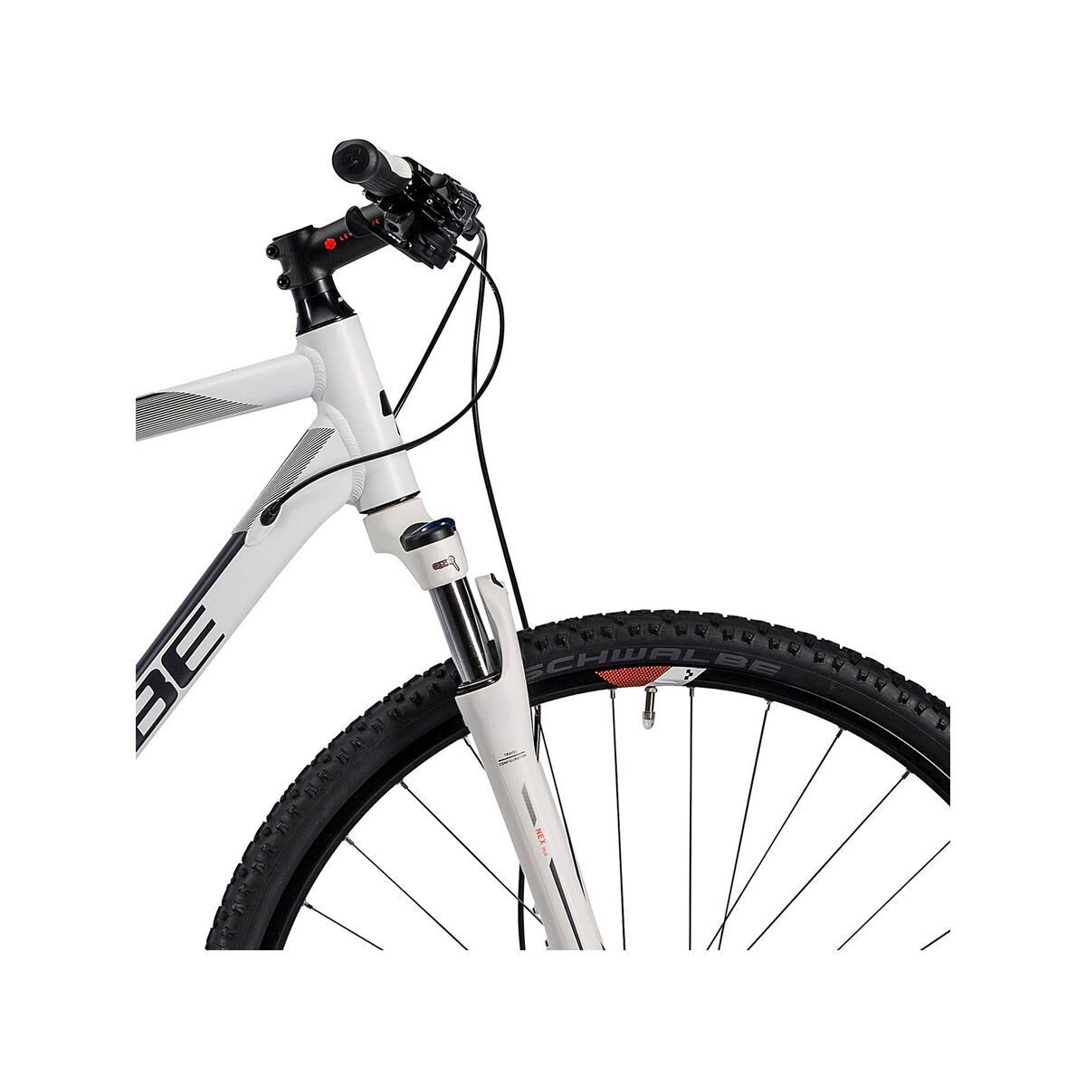 Cube Nature Pro, white black flashred - Bild 5