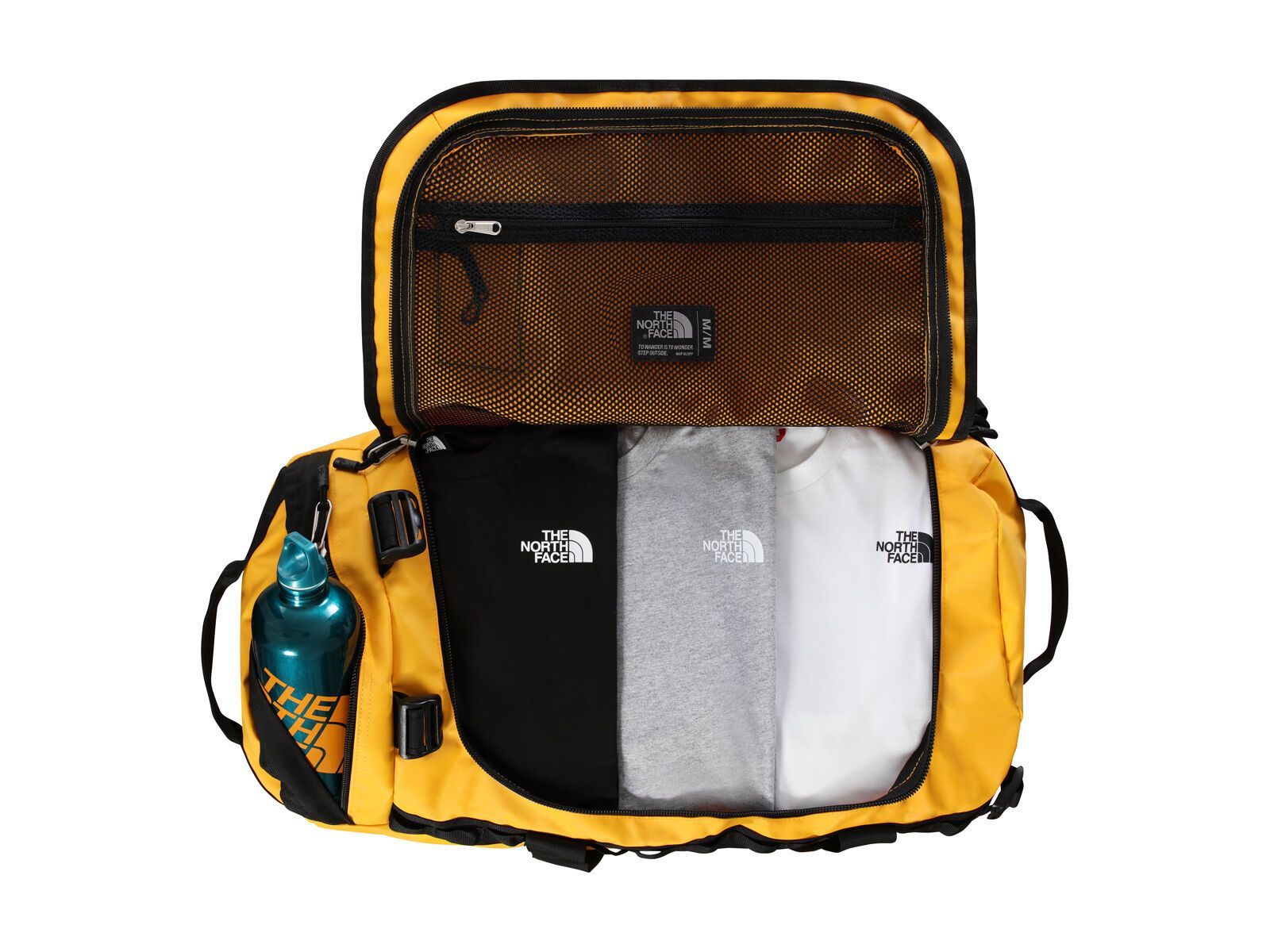 The North Face Base Camp Duffel - M, summit gold/tnf black - Bild 4