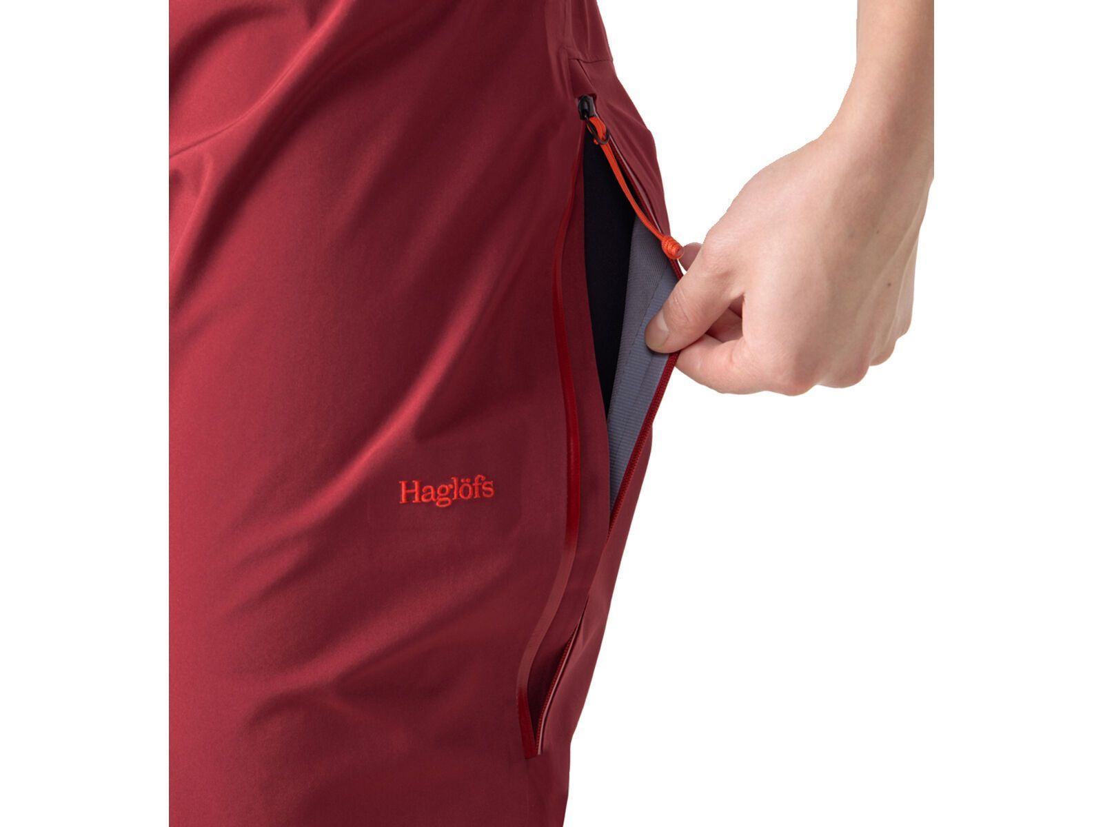 Haglöfs Alper Proof Pant Women, carmine red - Bild 8