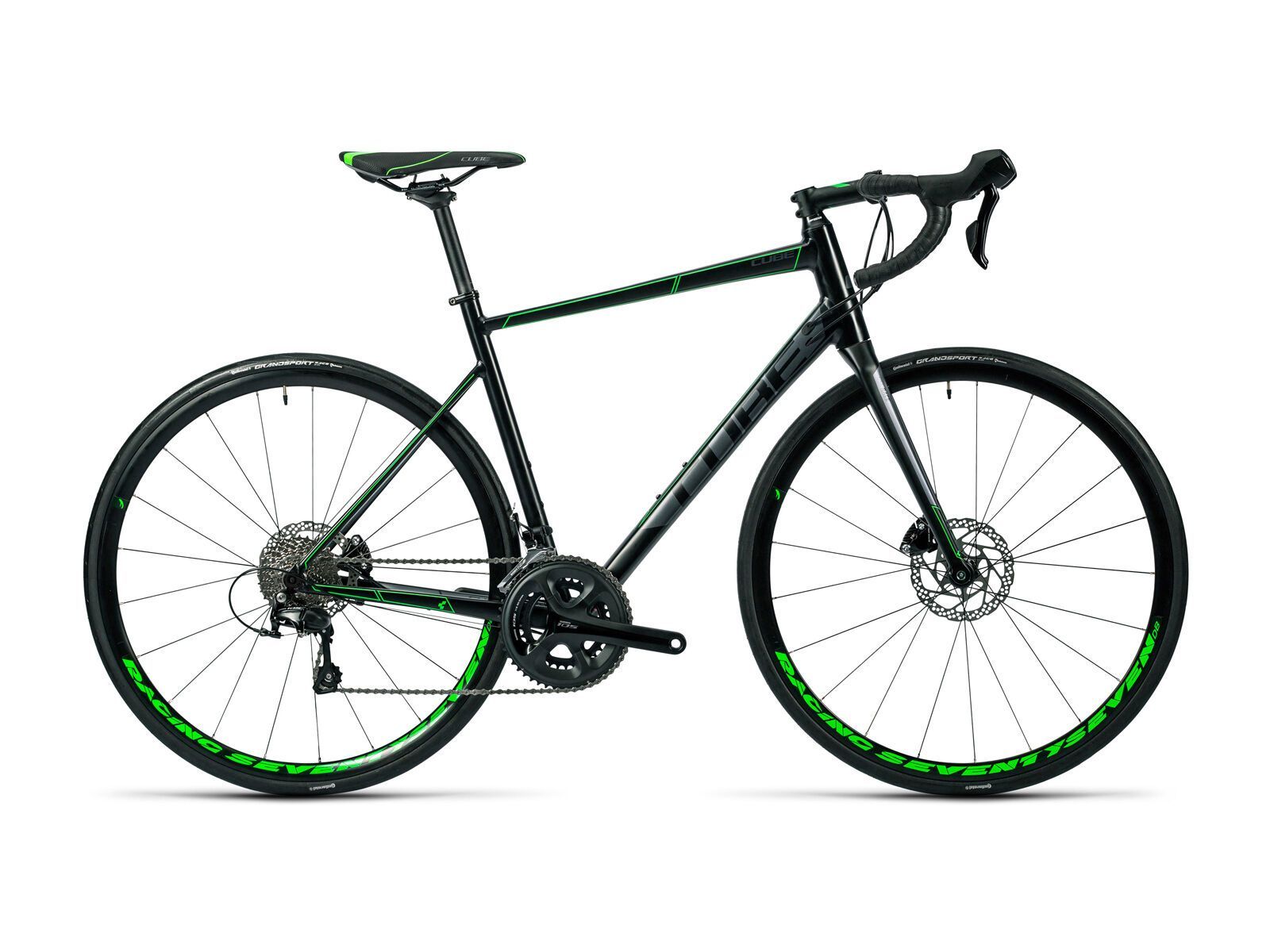 Cube Attain SL Disc, black´n´green - Bild 1