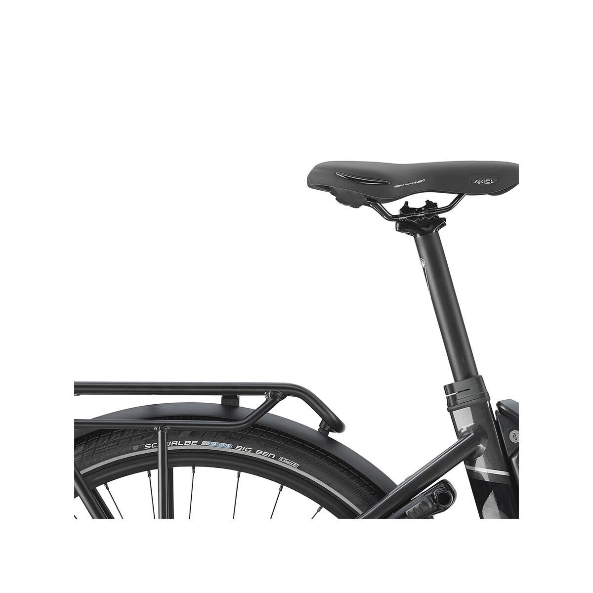 Cannondale Mavaro Neo City 2, anthracite w/ jet black and fine silver - gloss - Bild 5