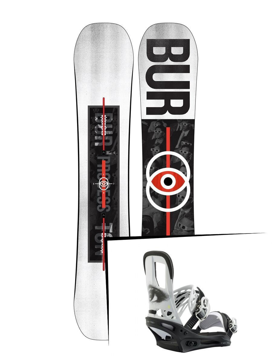 Set: Burton Process Flying V 2019 + Burton Cartel all eyez - Bild 1