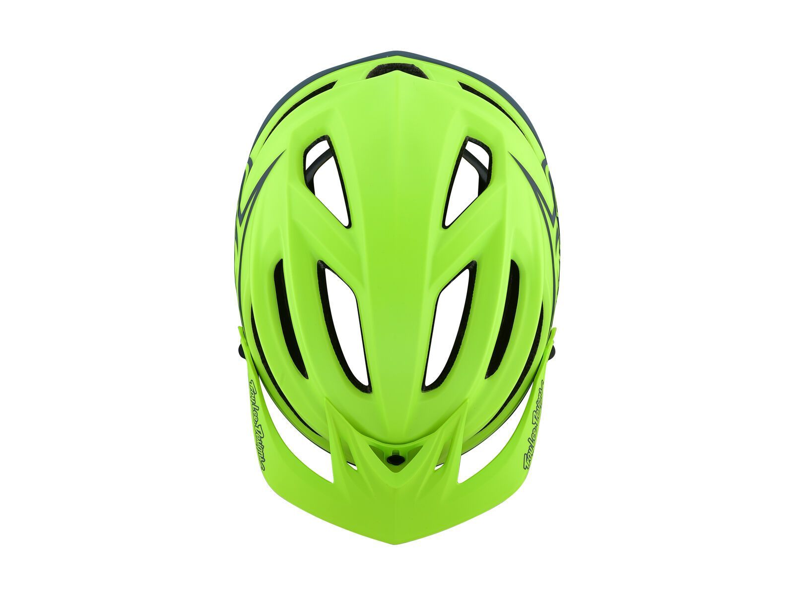 TroyLee Designs A2 Decoy Helmet MIPS, flo yellow/air force blue - Bild 3