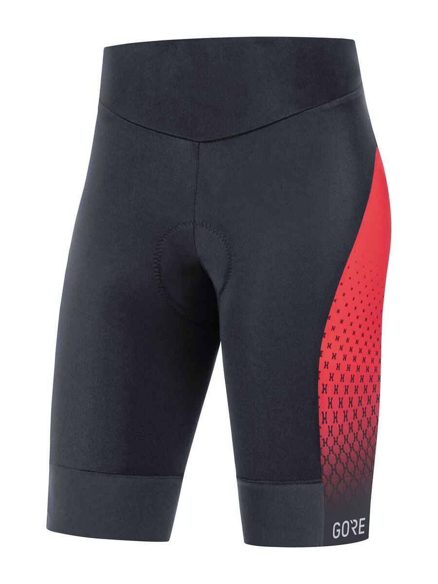 GOREWEAR Hakka Damen kurze Tights+, black/hibiscus pink - Bild 1