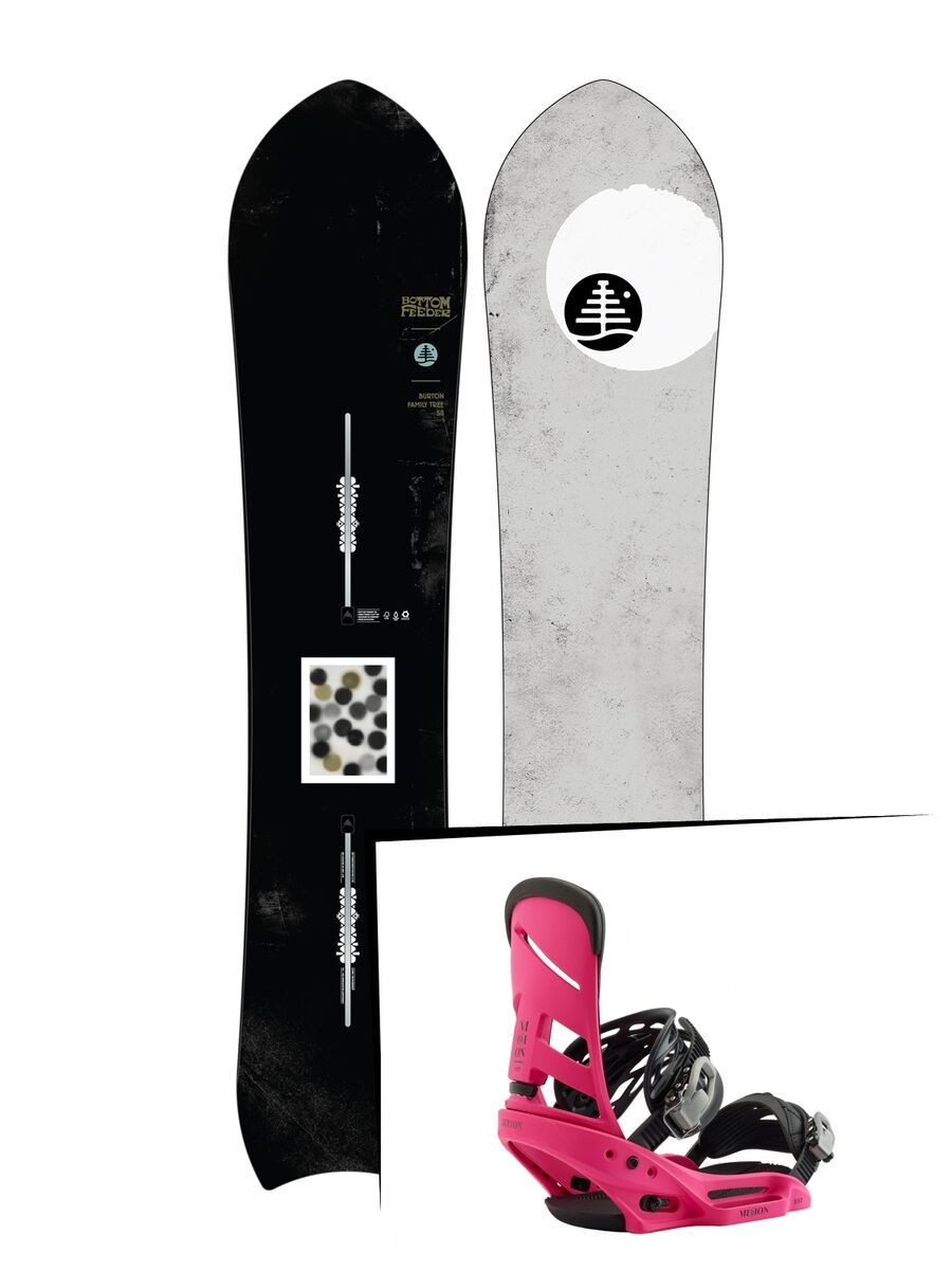 Set: Burton Family Tree Bottom Feeder 2019 + Burton Mission EST pink - Bild 1