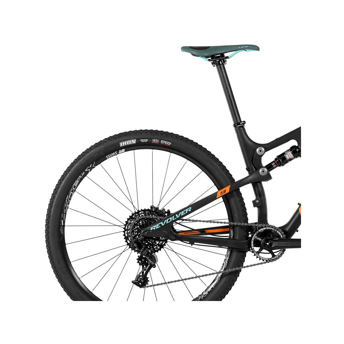 Norco Revolver FS 9.2, black/turqoise/orange - Bild 5