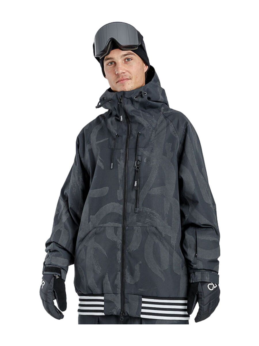 Colourwear League Jacket Men, reflective black - Bild 1