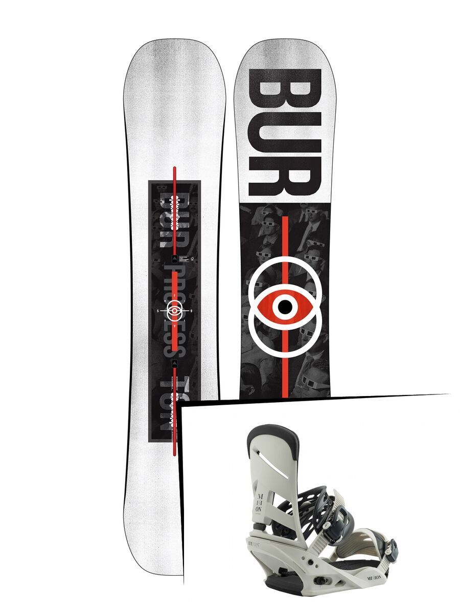 Set: Burton Process Flying V Wide 2019 + Burton Mission bone - Bild 1