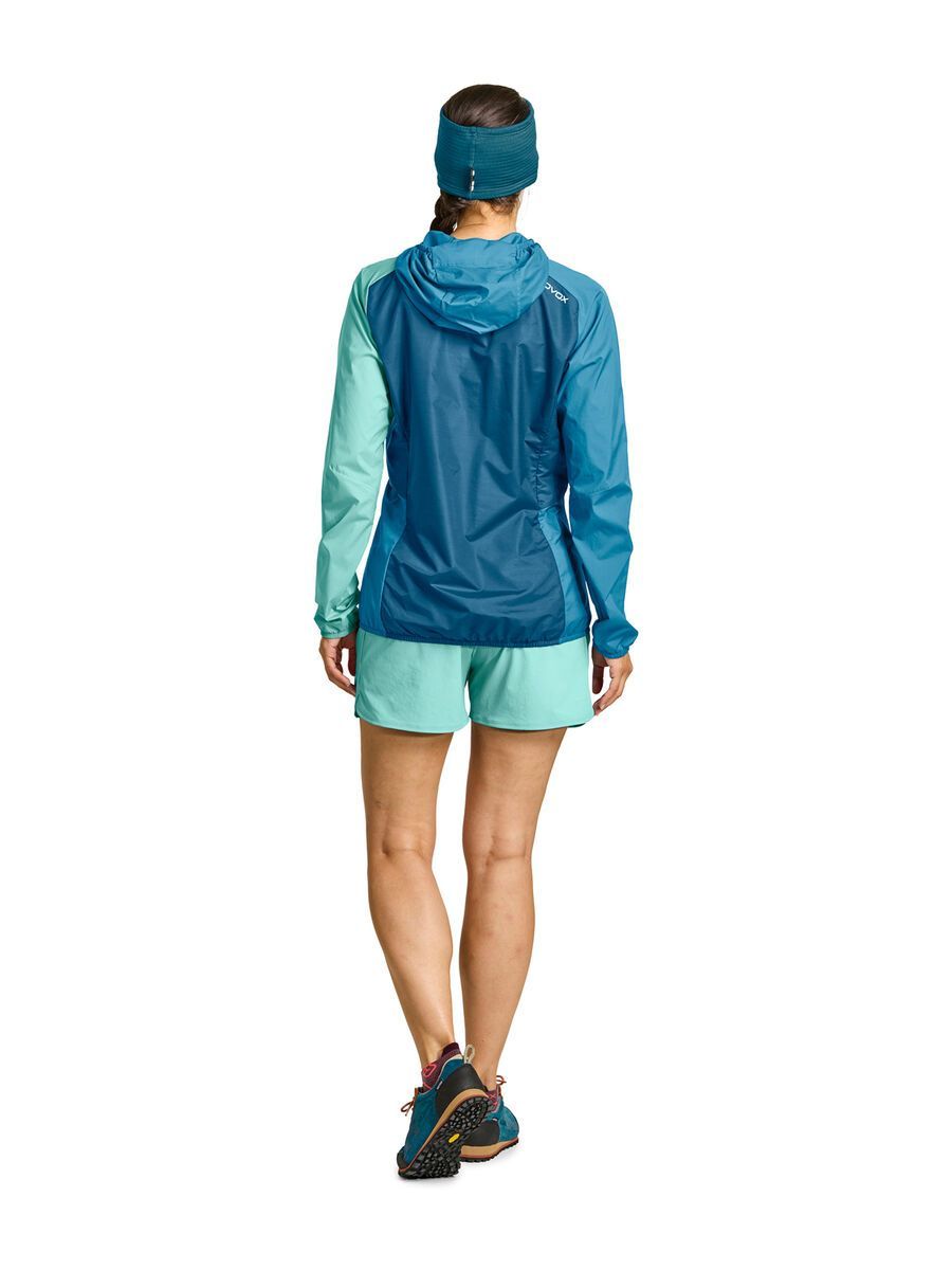 Ortovox Merino Protect Windbreaker Jacket W, petrol blue - Bild 7