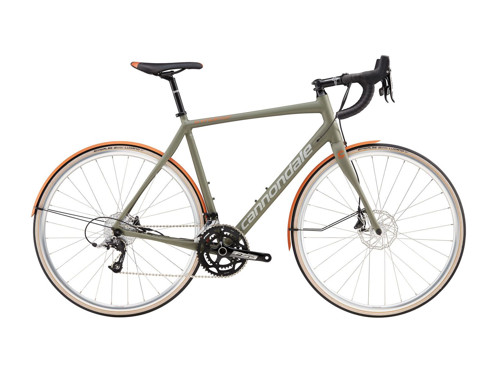 Cannondale Synapse Disc Adventure, tree frog w/ primer grey and burnt orange, matte - Bild 1