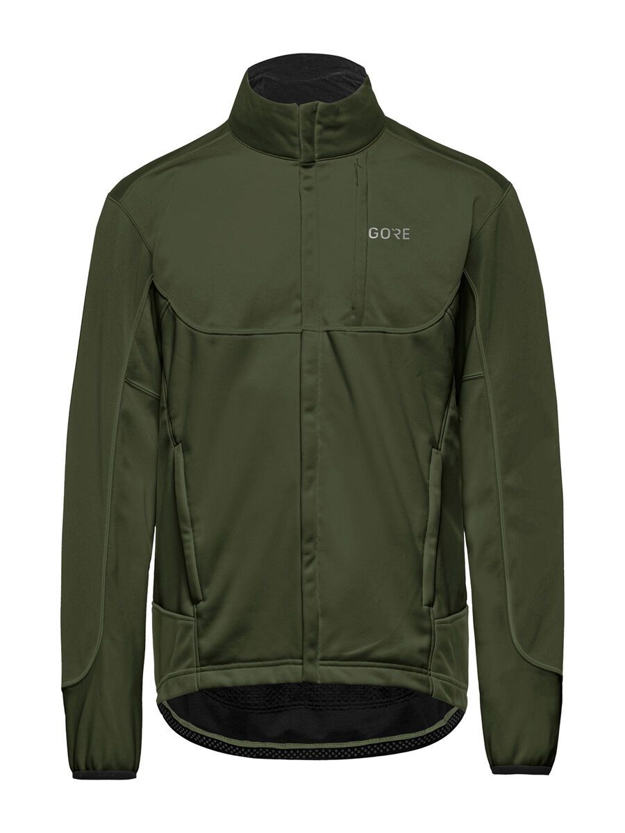 GOREWEAR C5 Windstopper Thermo Trail Jacke, utility green - Bild 1