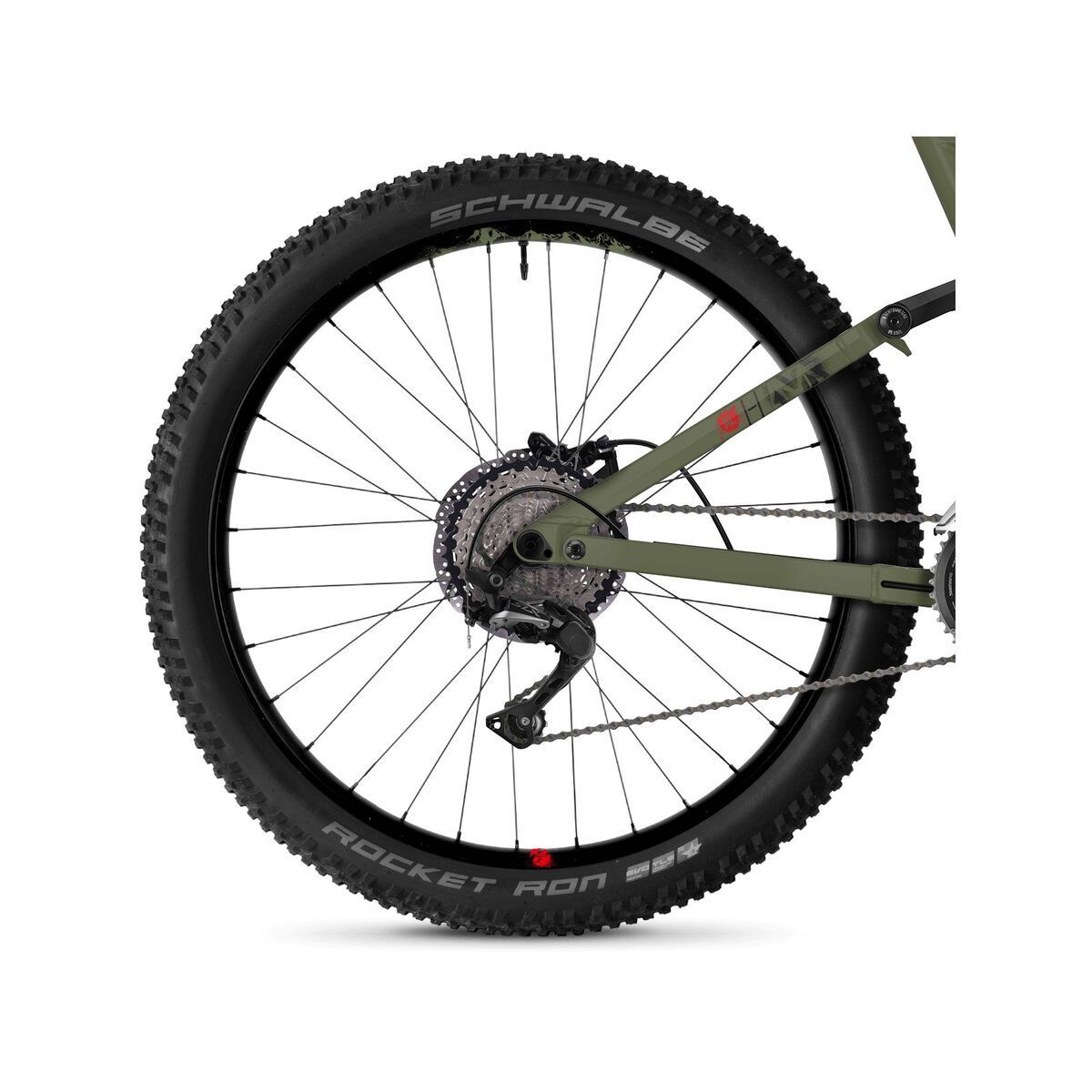 Ghost H AMR 6.7+ AL, army green/night black/riot red - Bild 4