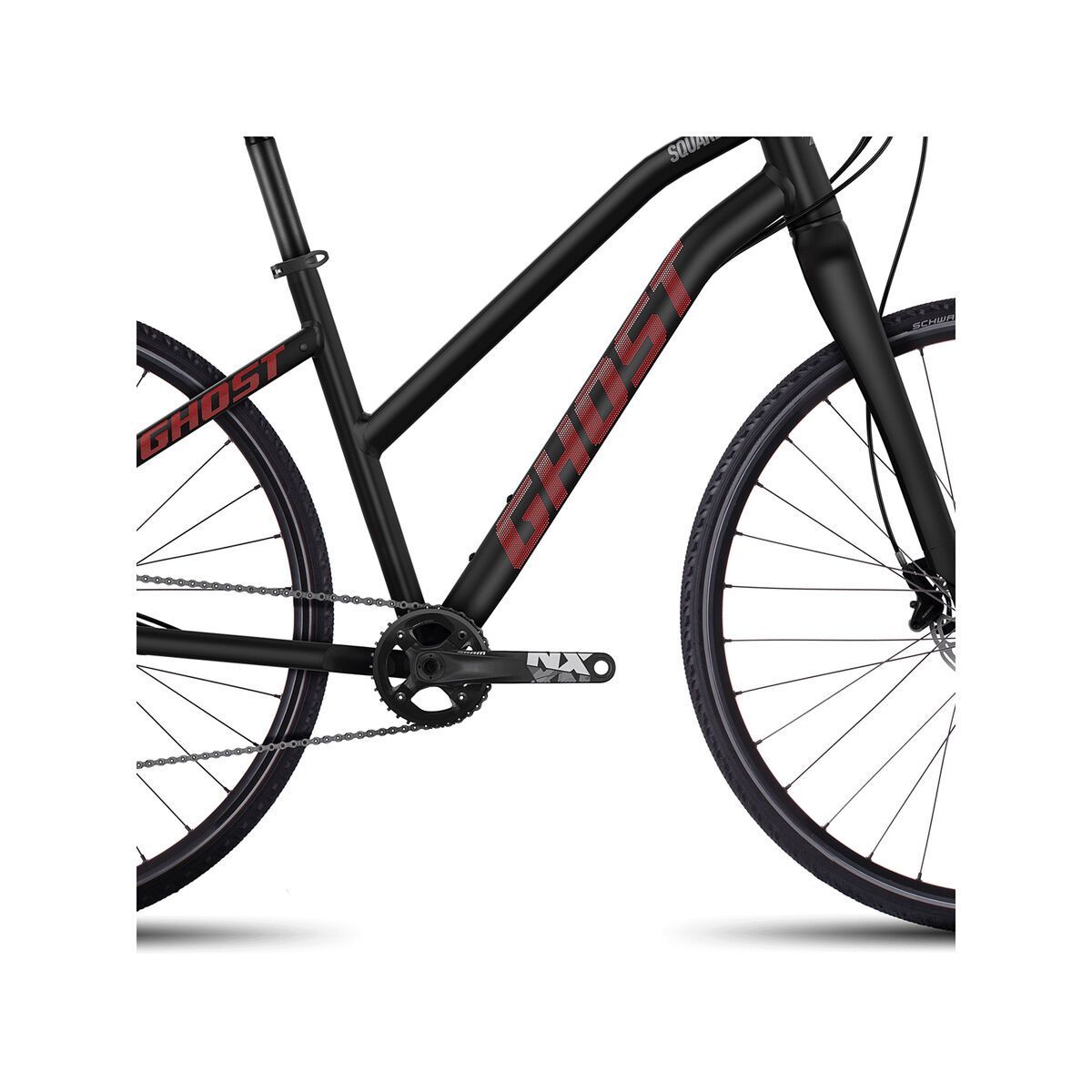 Ghost Square Cross 5 W, night black/monarch orange/urban grey - Bild 3