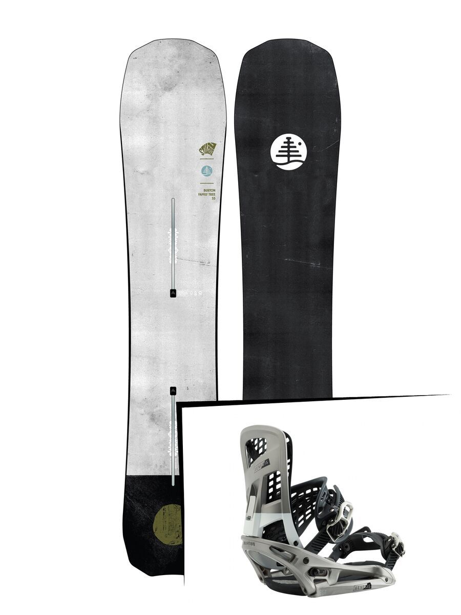 Set: Burton Family Tree Stun Gun 2019 + Burton Genesis EST super silver - Bild 1