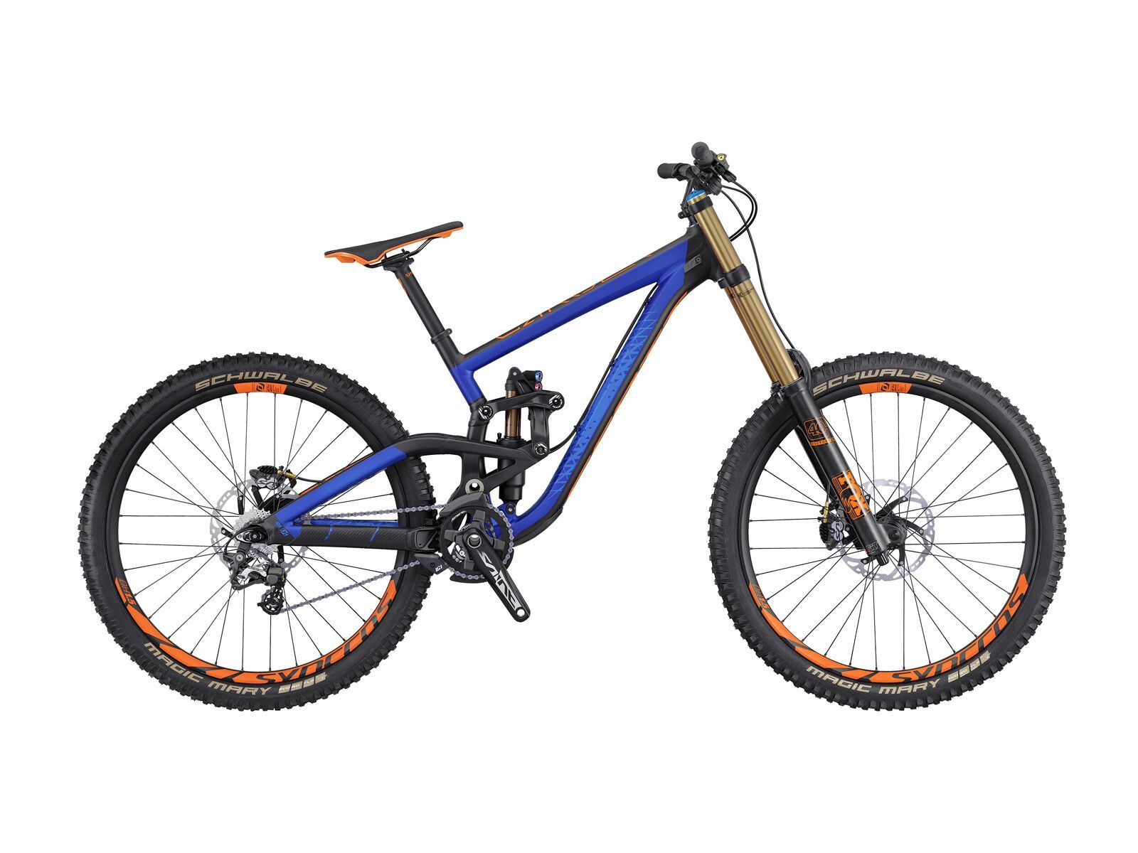 Scott Gambler 710, black/blue/orange | BIKER-BOARDER.DE