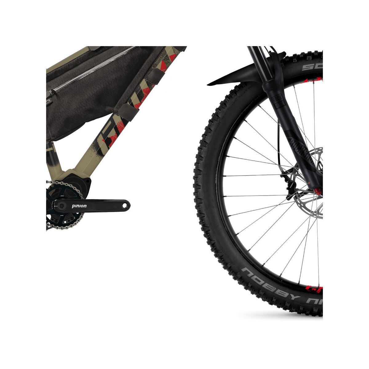 Ghost Roket X 8.7+ AL, tan/night black/riot red - Bild 3