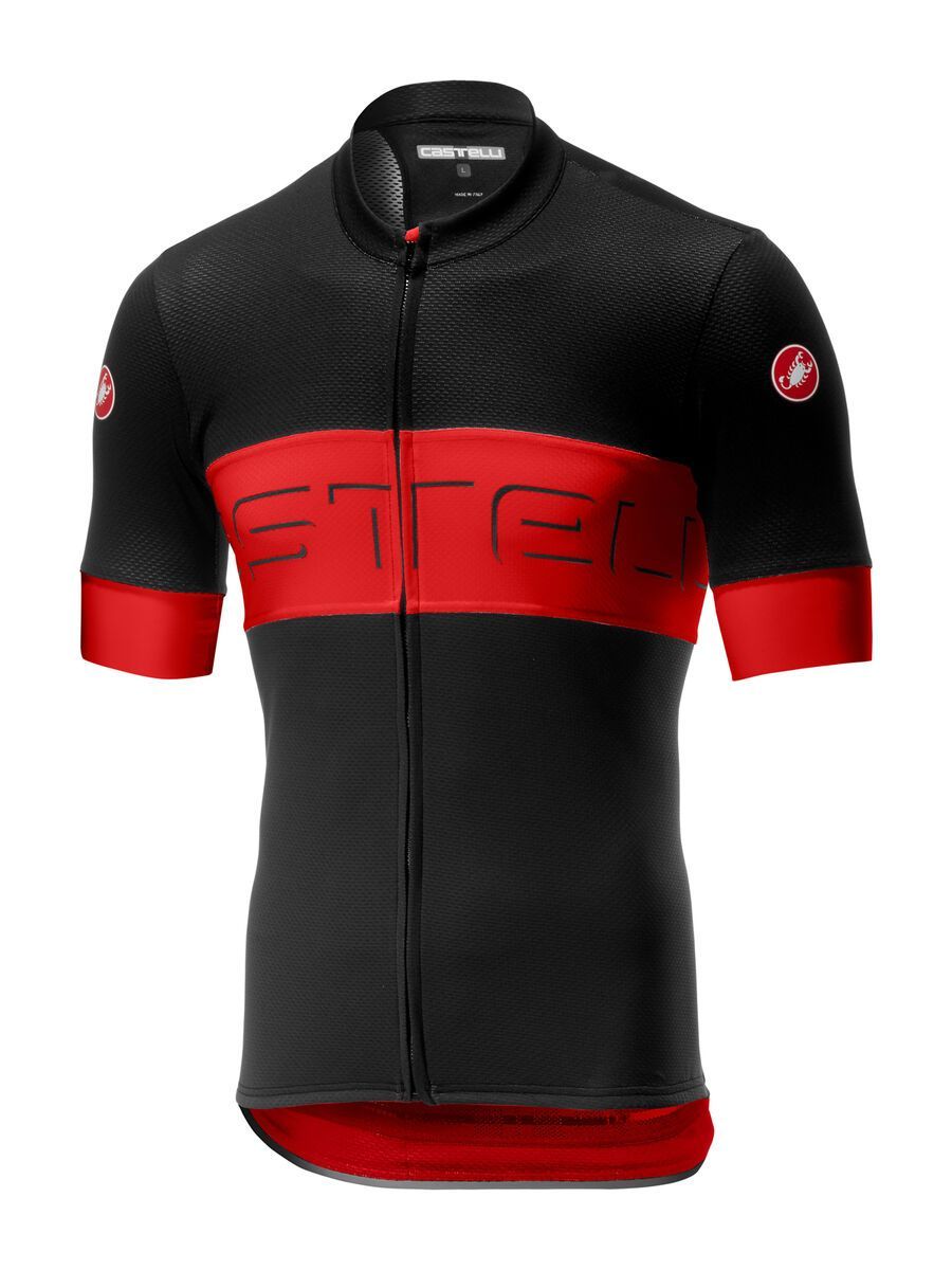 Castelli Prologo VI Jersey, black/red/black - Bild 1
