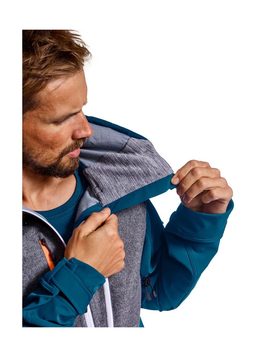 Ortovox Merino Naturtec Plus Pordoi Jacket M, petrol blue - Bild 6