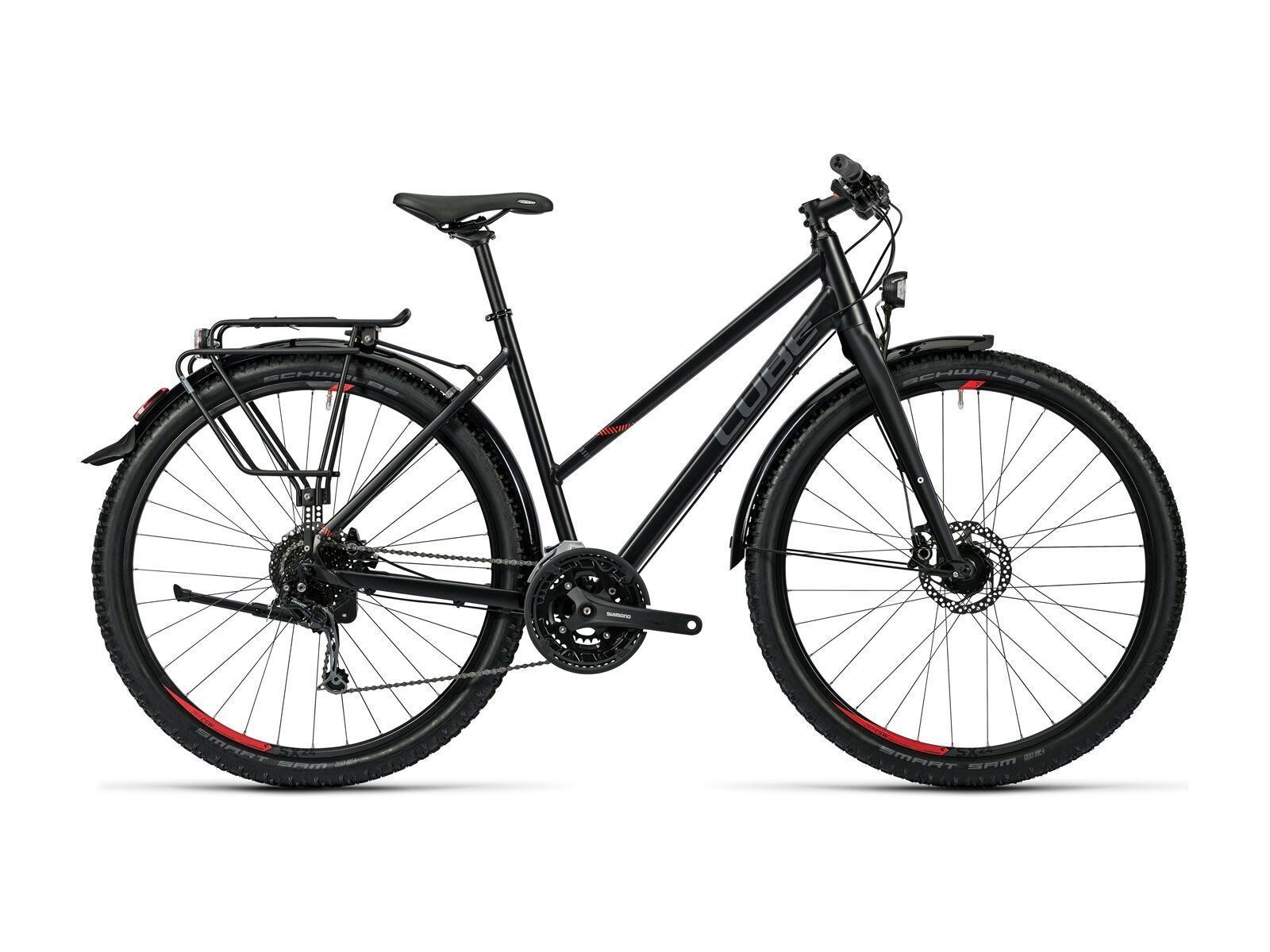 Cube Travel Trapeze, black grey red - Bild 1