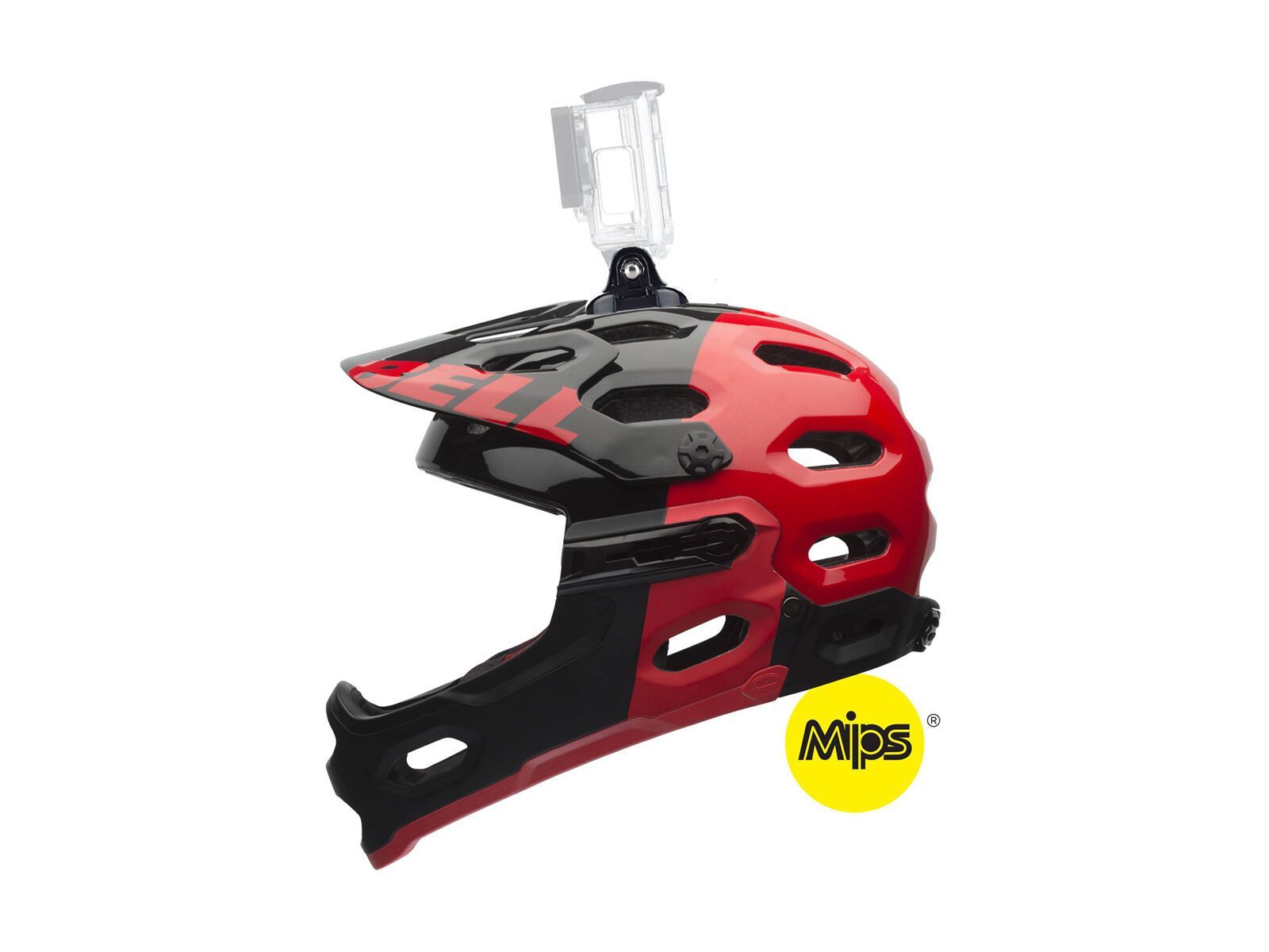 Bell Super 2R MIPS, black/red aggression - Bild 2