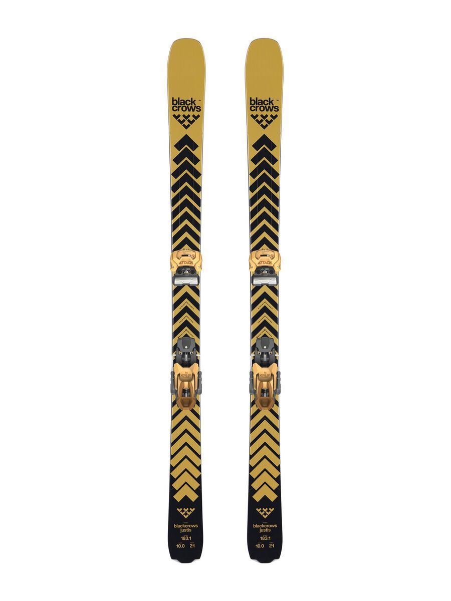 Black Crows Justis + Tyrolia Attack 14 GW 110 mm / 317 mm SL, gold - Bild 1