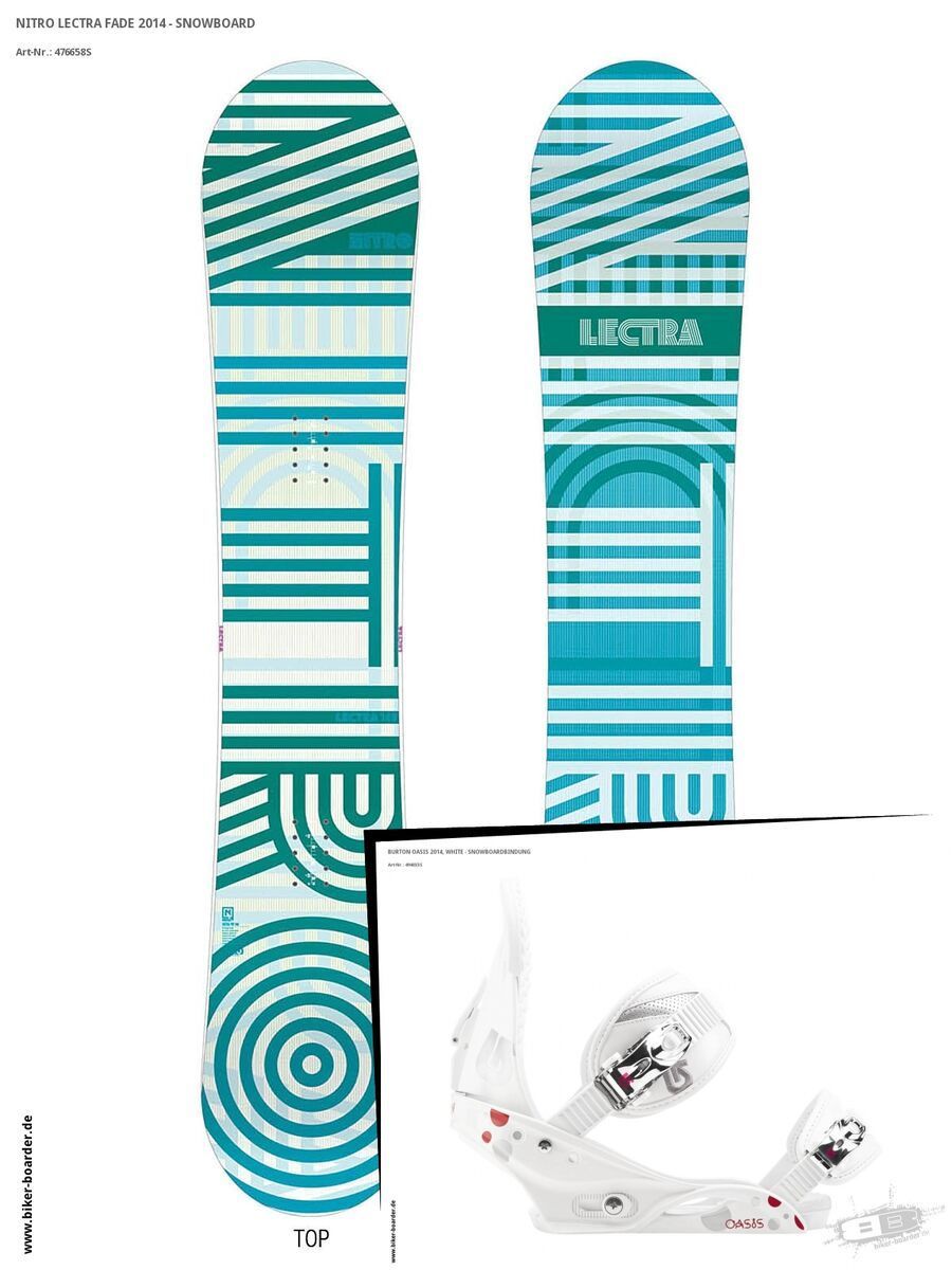 Set: Nitro Lectra Fade  + Burton Oasis (494033S) - Bild 1