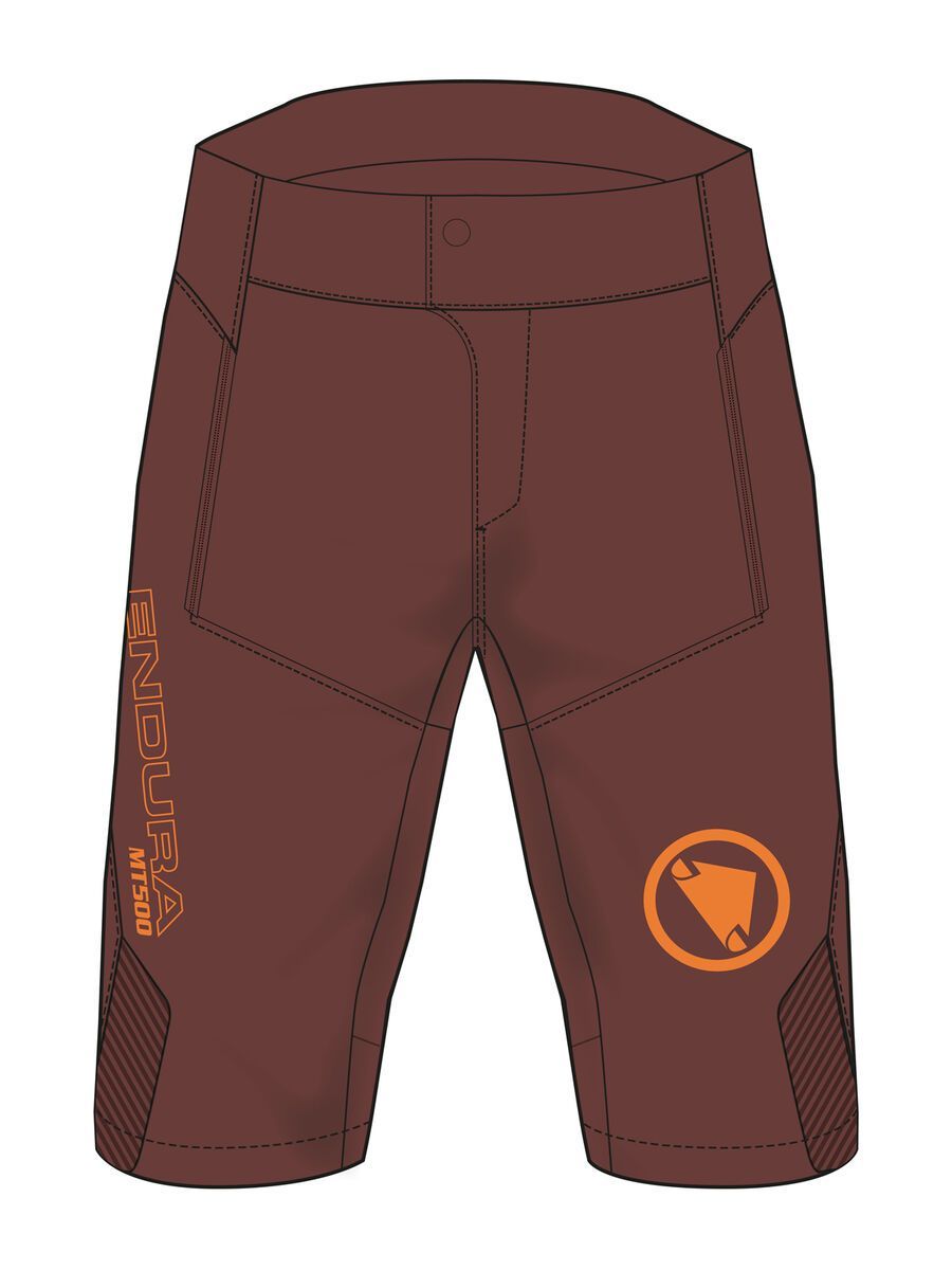 Endura Kinder MT500 Shorts II, end mahogany - Bild 1