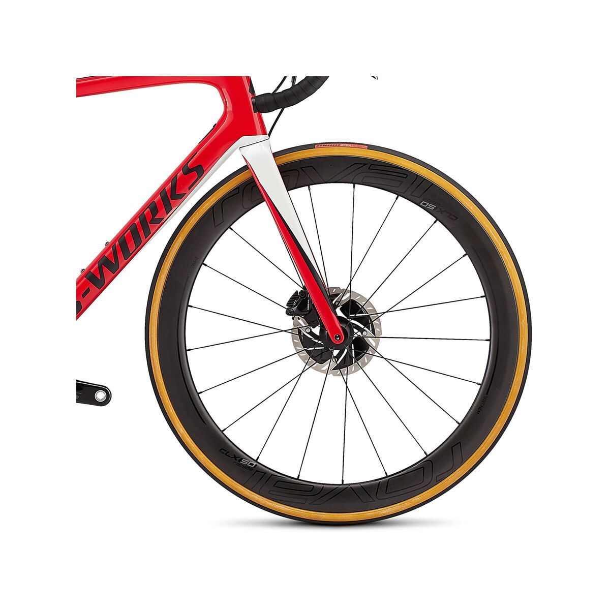 Specialized S-Works Tarmac Disc, gloss flo red/metallic white silver/satin black - Bild 4