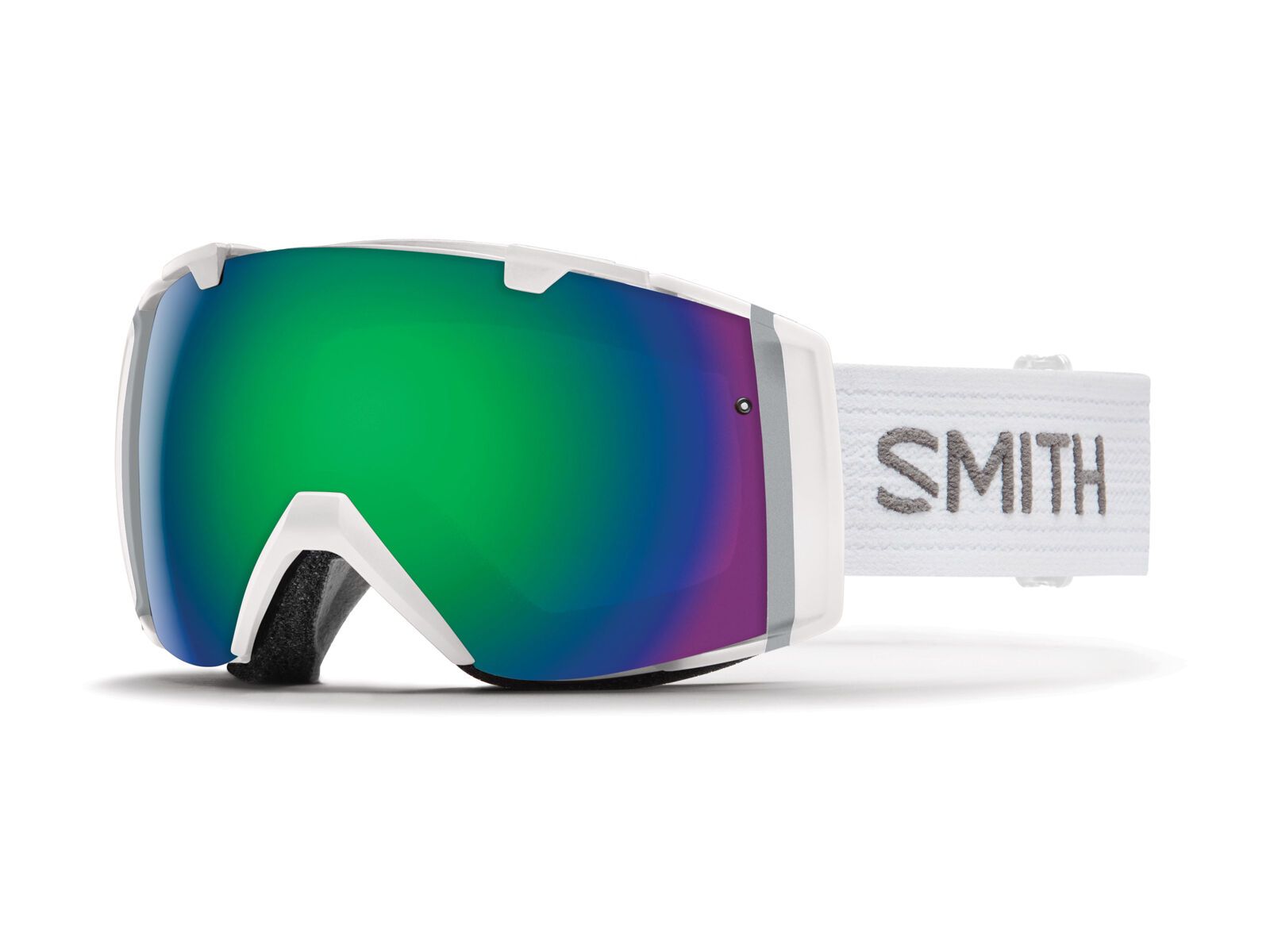 Smith I/O inkl. Wechselscheibe, white /Lens: green sol-x - Bild 1