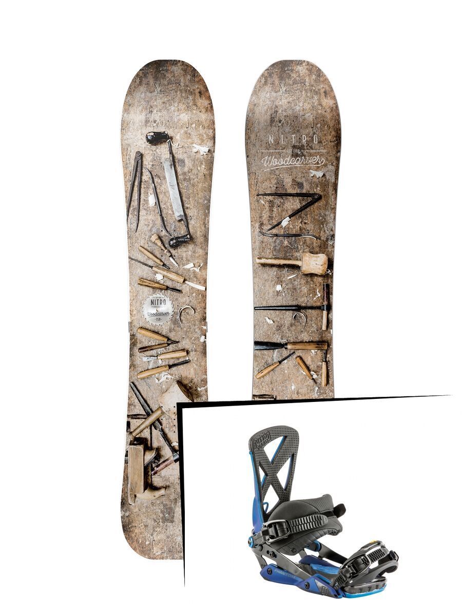 Set: Nitro Woodcarver 2019 + Nitro Phantom blue rover - Bild 1