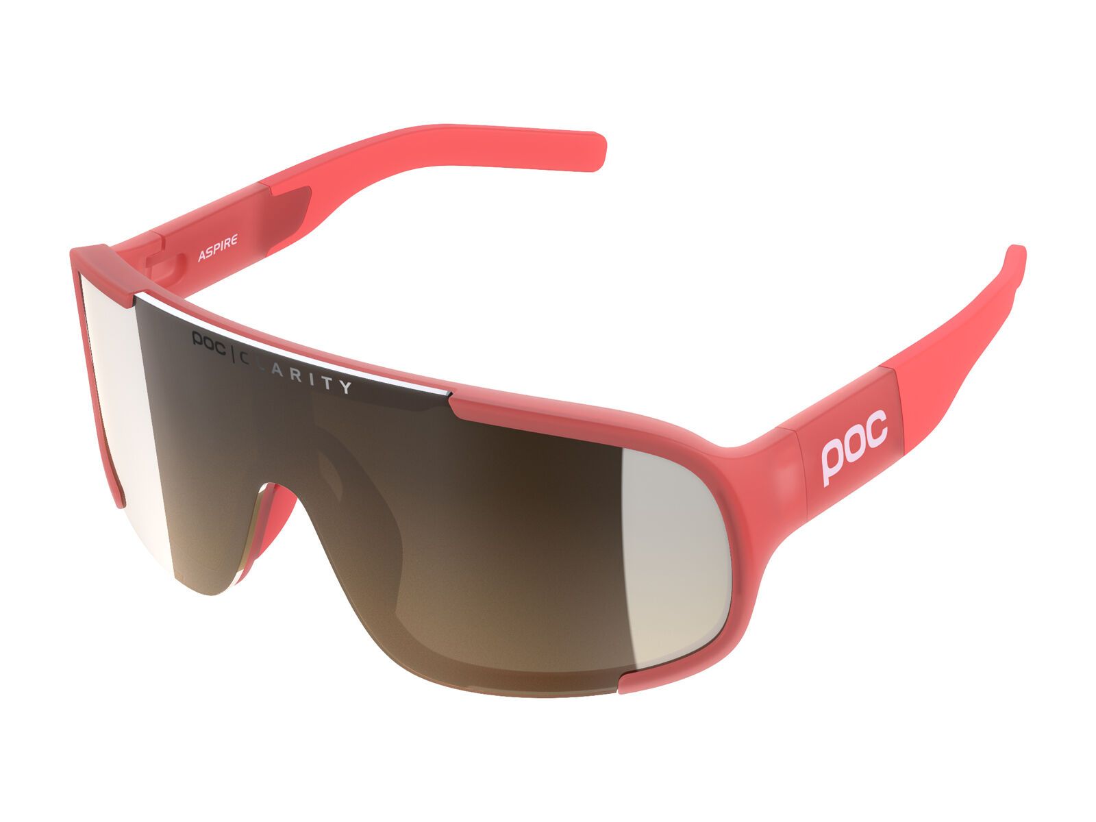 POC Aspire, Clarity Trail Silver / ammolite coral transl. - Bild 1