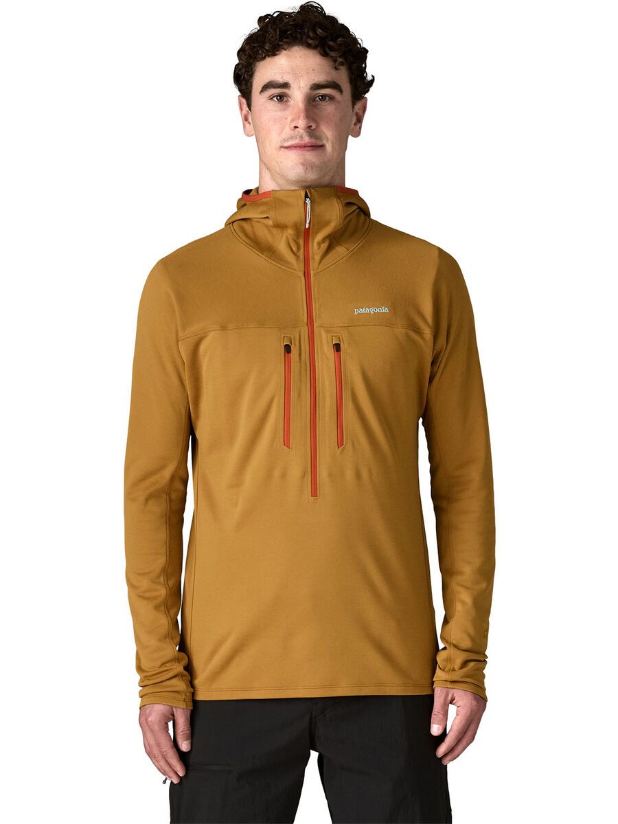 Patagonia Men's R1 Ultralight Hoody, bobcat brown - Bild 2