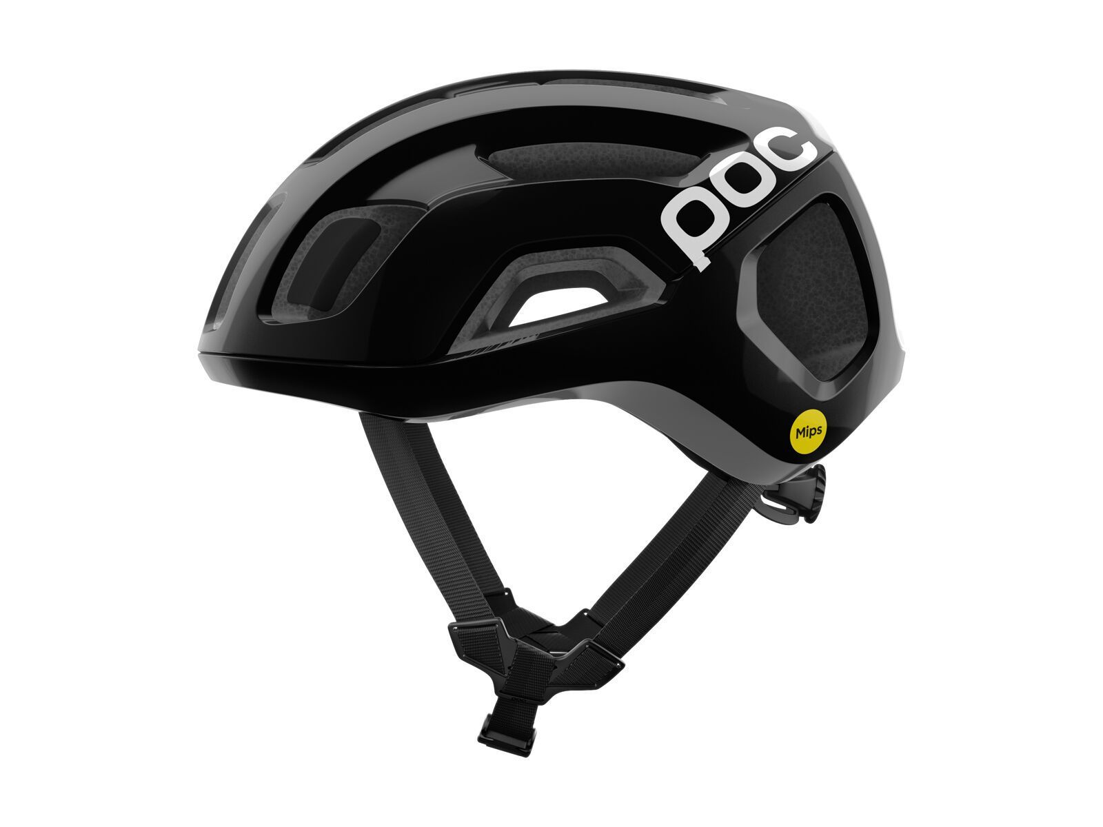 POC Ventral Air MIPS, uranium black matt/hydrogen white w. logo - Bild 1