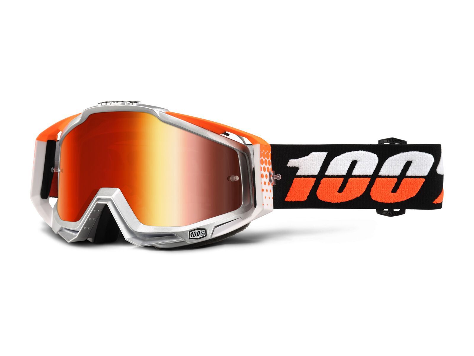 100% Racecraft inkl. WS, ultrasonic/Lens: mirror red - Bild 1