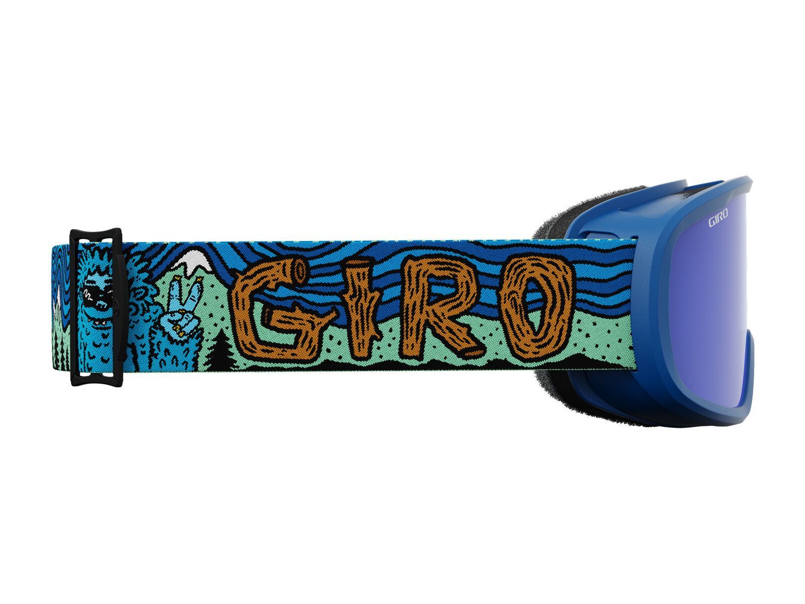 Giro Buster Grey Cobalt, blue shreddy yeti - Bild 4
