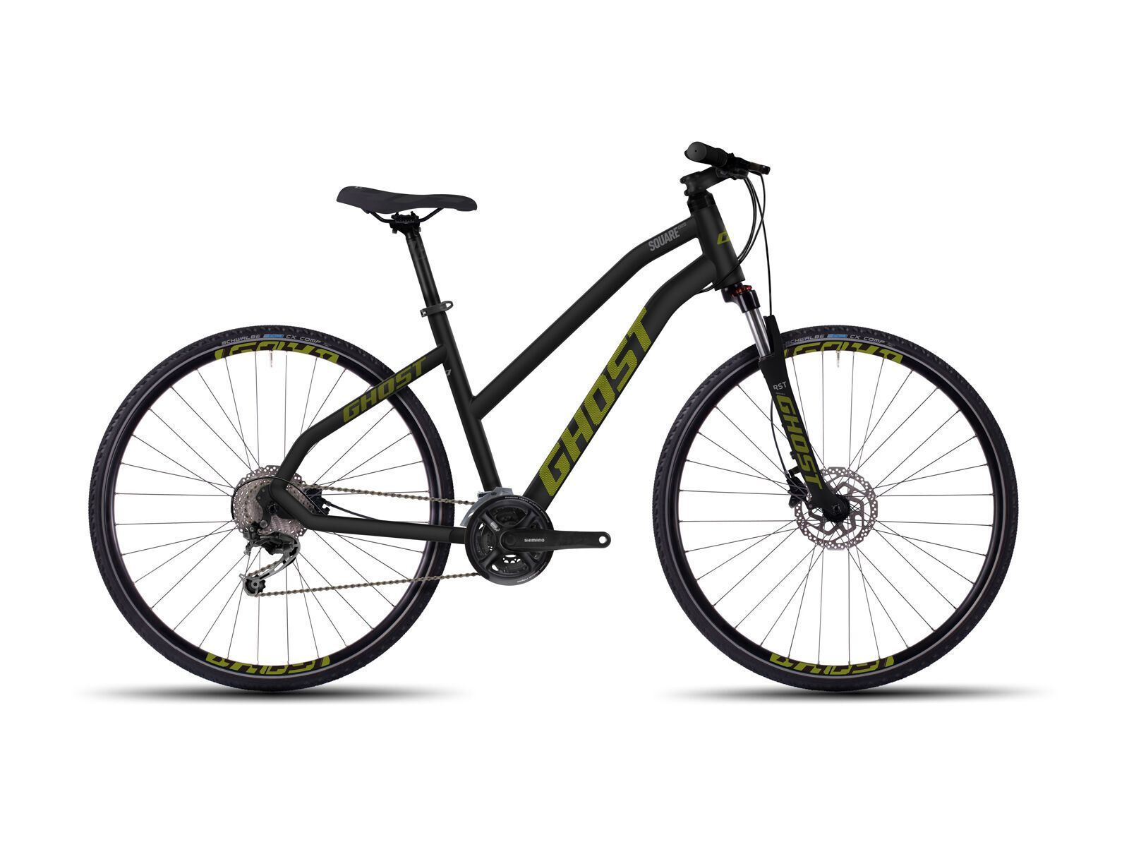 Ghost Square Cross 4 Miss, black/limegreen - Bild 1